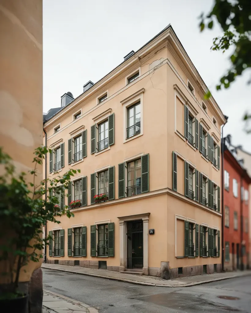 m lning och lagning av putsfasad p flerbostadshus i s dermalm