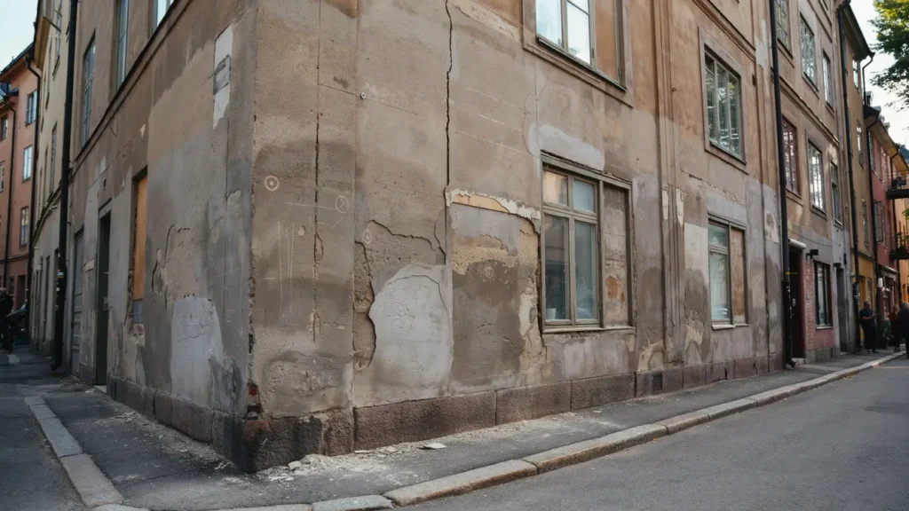 besiktning och tg rdsf rslag f r sprucken kalkputsfasad i s dermalm