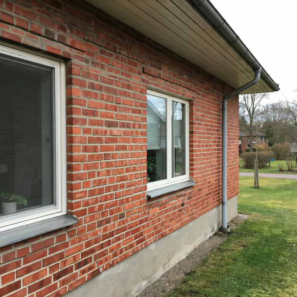 renovering av fuktskadad tegelfasad trafasad upplands vasby stockholm